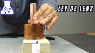 Lenz's Law. Copper Cylinder and Tube + Magnet.