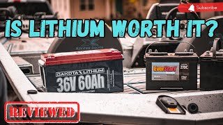 Dakota Lithium 36v 60ah Battery Test/Review, Honest & UNSPONSORED (For Fishing Trolling Motor)