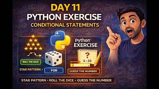 Python Mini Projects for Beginners | Star Pattern, Dice Game & Guessing Game