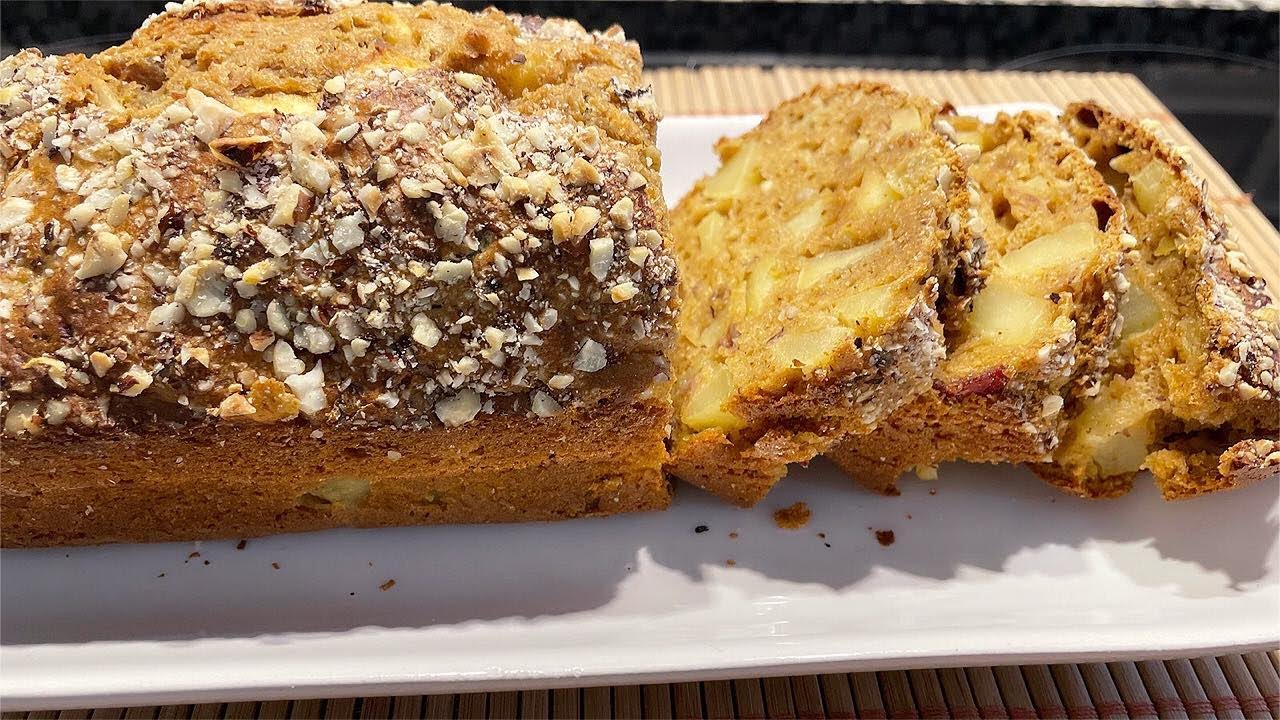 Sağlıklı Yağsız Elmalı Kek Tarifi Elmalı Fit Kek YouTube
