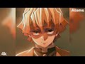 Demon Slayer 4K Edit #6 🔥| Viral Funk Edit | Atoms 1M Funk | PC Live Wallpaper | Montagem Shirt Blue