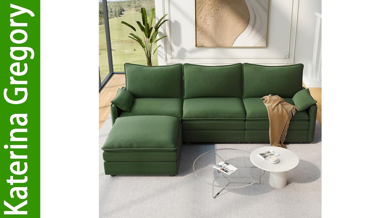 Vesgantti 108 inch Modular Sectional Sofa Comfy Cloud Couch Review