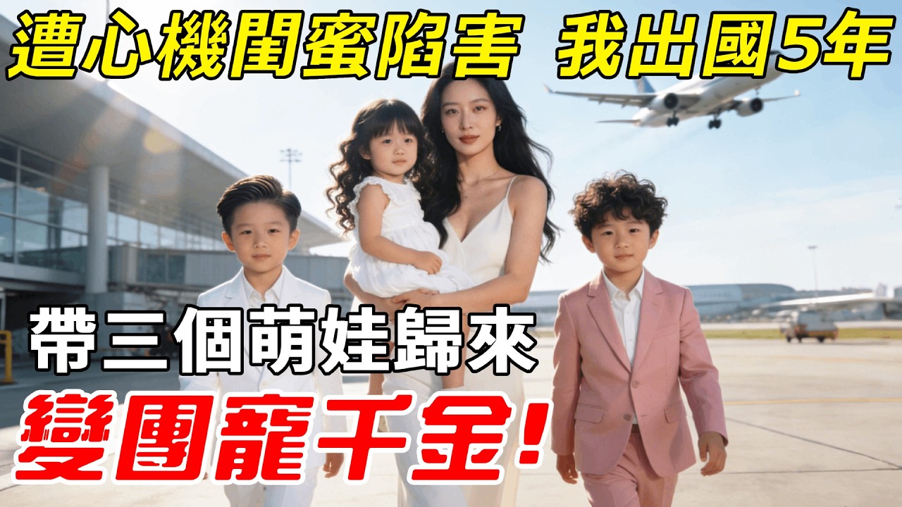 遭心機閨蜜陷害，我出國5年後，帶三個萌娃歸來，秒變團寵千金！