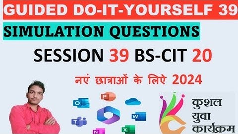 GUIDED DO-IT-YOURSELF SESSION 39 || BS-CIT SESSION 20[HINDI] #kyp #doityourself #youtube