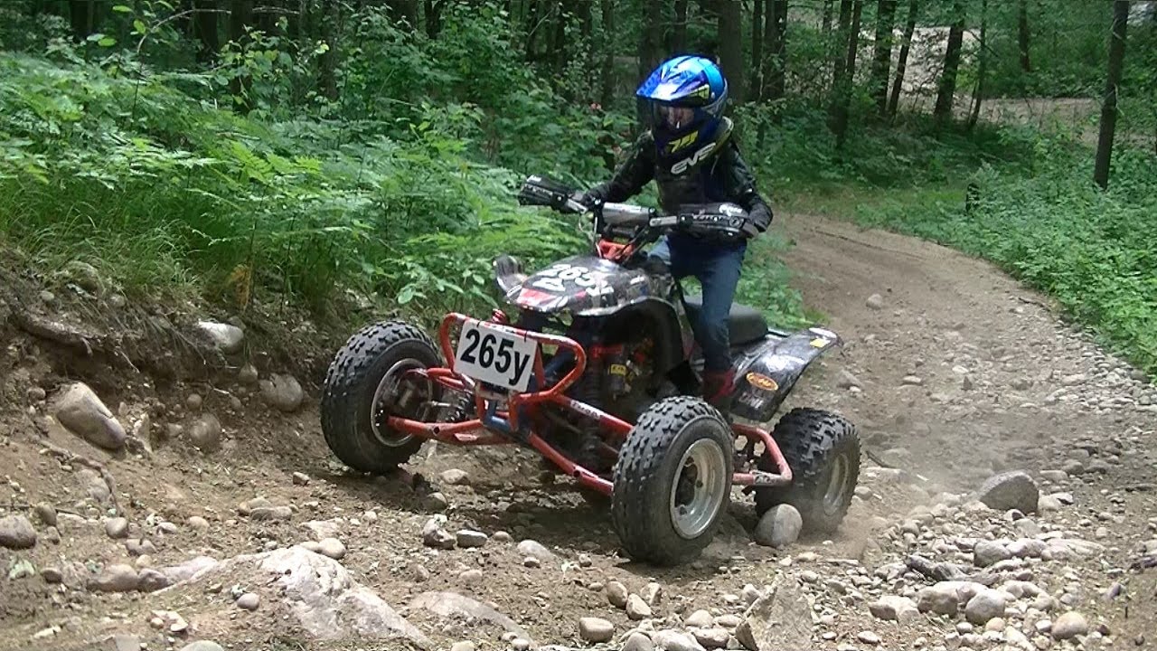 Making A Motor Cross Quad Into A Hare Scramble Quad YouTube