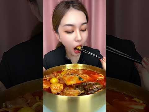 Mukbang ASMR Spicy Food #148