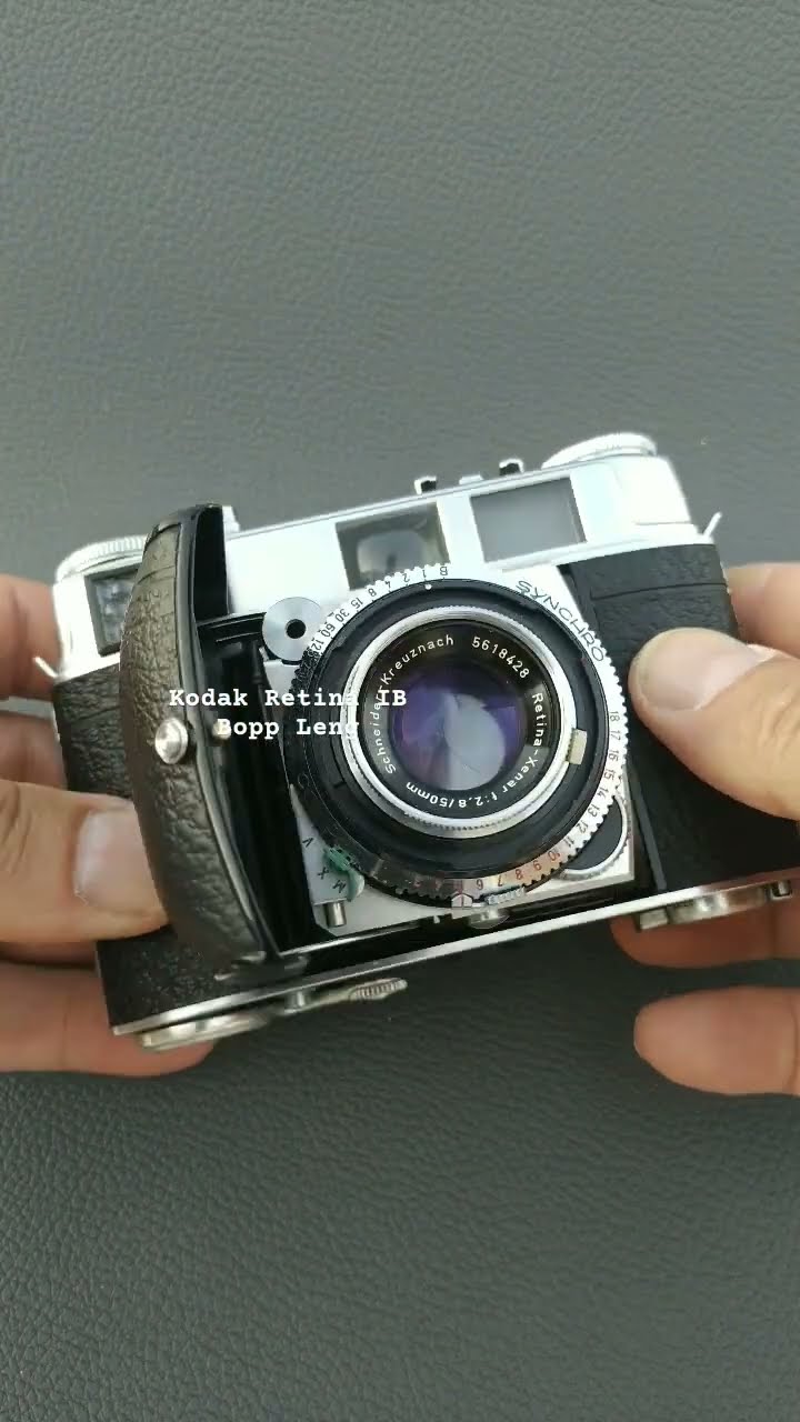 Kodak Retina IB I B (TYPE 019/II) with a Xenar - YouTube