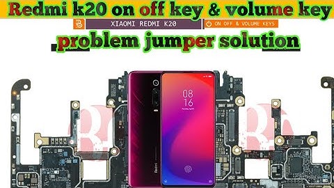 Redmi k20 on off key & volume key not working problem solution|#viralvideos