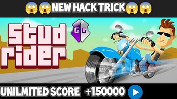 Mx player 😱 stud rider hack trick 😱 working and real trick //unlimited score submit 😱💵✨