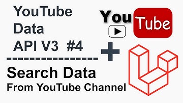 YouTube Data API V3 Project #4 - Search Data From YouTube Channel In Laravel In Hindi
