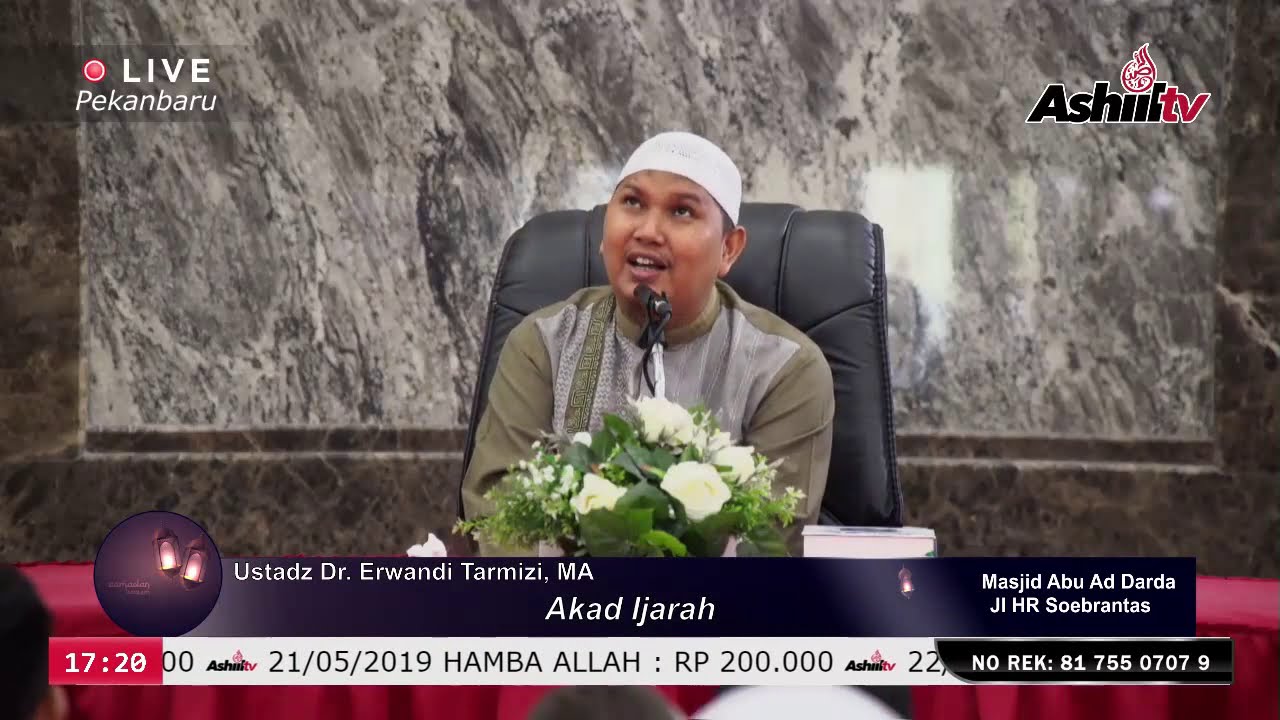 Akad Ijarah - Ustadz Dr. Erwandi Tarmizi, MA