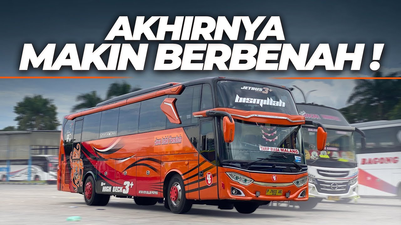 LAMBAT LAUN KINI PO JAWA INDAH TRANSINDO SEMAKIN BERBENAH‼️Trip Naik Bus Jawa Indah Jember - Malang
