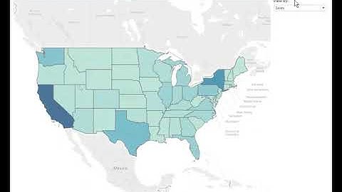 How to Show & Hide a Measure Legend in Tableau
