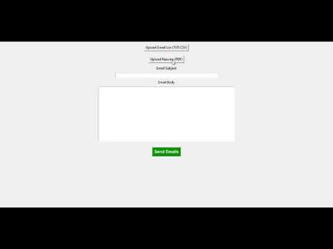 Placement Mailer App – Python 