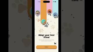 Made a pet onboarding screen