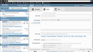 K-Cast:  Using Piazza.com 4- New Text Editor screenshot 5