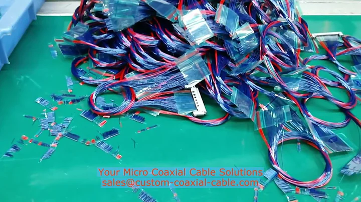 lvds micro coax for AR VR headset 48 AWG Vision system micro coax for DisplayPort 1.4 Defibrillator