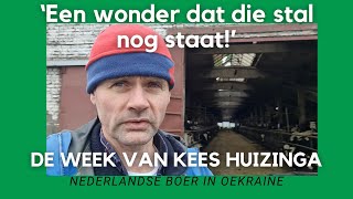 Oekraïne-vlogger Kees Huizinga: ‘Een wonder dat die stal nog staat!’