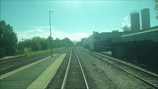 LOST MOVIE: Metra Train Cab Car Ride On The Union Pacific West Line