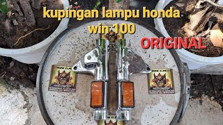 kupingan lampu honda win100 win 100 original kupingan lampu win100 win 100 dudukan lampu win100