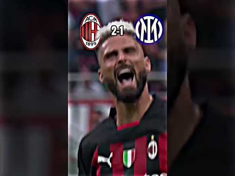 Ac Milan vs Inter Milan🤩🔥