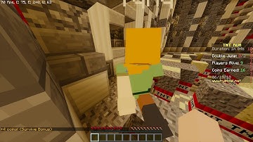 TnT Run Minecraft 1.8 FPS Test GTX 750 ti (Shaders)