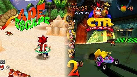 CrystalFissure Stream | Crash Team Racing Part 2 & Ape Escape Part 1