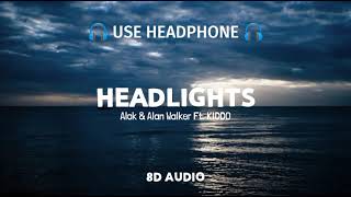 Alok & Alan Walker - Headlight (Fajar Asia Remix) feat. KIDDO - 8D  Version Resimi