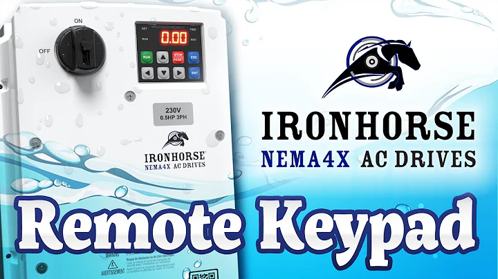 IronHorse ACN NEMA 4X VFD Remote Keypad from AutomationDirect