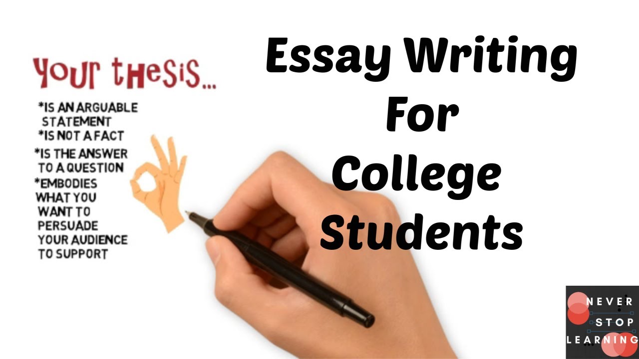 college essay writing tips