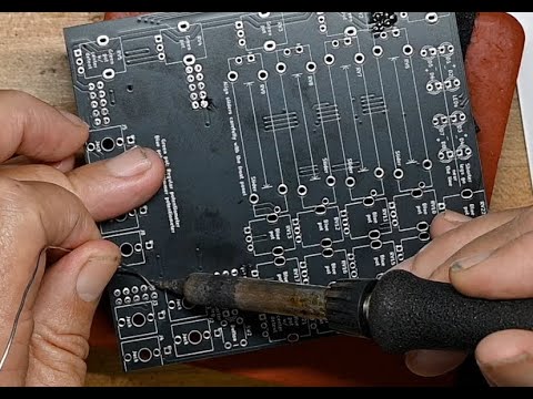 C.K. builds a Kaseta tape delay (etc.) kit from ZLOSynth