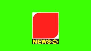 Smart News logo template green screen