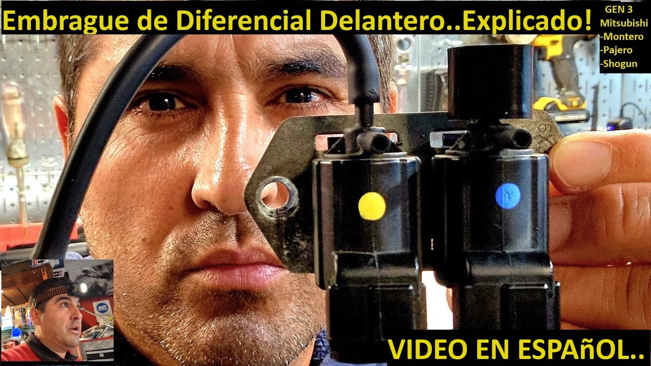 (Spanish Video) Mitsubishi Montero 4X4 funcion de embrague del diferencial delantero.