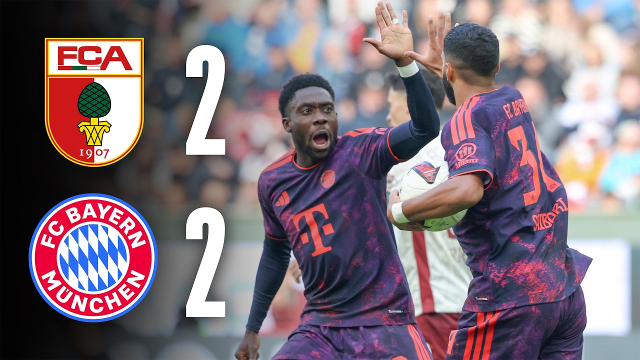 No winner as Bayern and Augsburg draw | FC Augsburg – FC Bayern München | Highlights Bundesliga