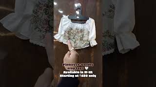 Aesthetic Floral Corset Tops Shopping Haul! 🌸 | Pinterest Fashion Finds