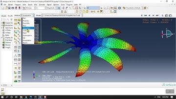 Propeller and blades in ABAQUS training packages…FEAASSIST.uk