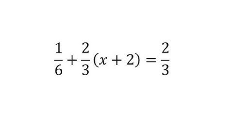 Solve a Linear Equation with Fractions and Parentheses: a/b+c/d(x+e)=f/g