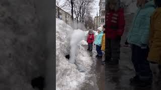 Mysterious Snow Drift: Smoke, Steam… and a Growing Mountain?!