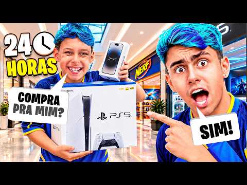 24 HOURS SAYING YES TO MINI LUISIN! *he asked for an iPhone 18!