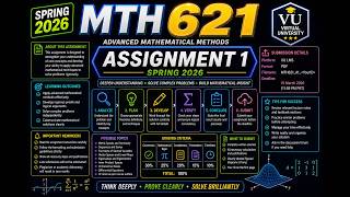 📘 MTH621 Assignment 1 Solution | Spring 2026 | Virtual University