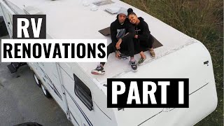 WE TURNED THIS RV INTO OUR HOME! | RV RENOVATIONS (PART I) by TruBran 2,829 views 4 years ago 18 minutes