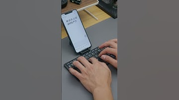 This Bluetooth foldable keyboard can turn your phone into a computer in seconds. carry anytime