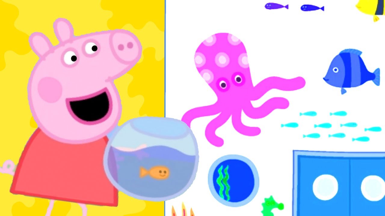 Peppa Pig Goes To The Aquarium!