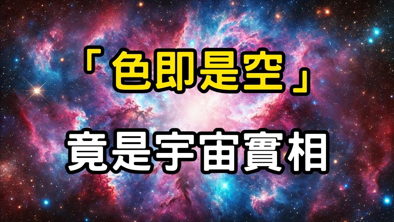 「色即是空」竟是宇宙實相：一個《心經》藏了2600年的秘密！這世界不是崩壞，是你正在用恐懼看它 