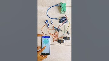 Control multiple servo motors by smart phone 📱