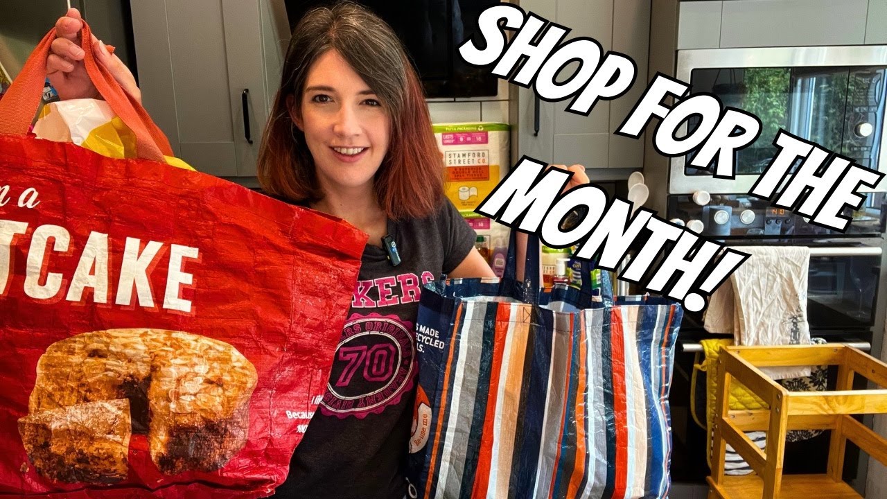 🛒 Once-a-Month Grocery Haul | Sainsbury’s, Aldi & B&M | Saving Money & Avoiding Extra Shops