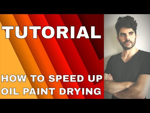 How to speed up the drying time of oil paint π¨β³π