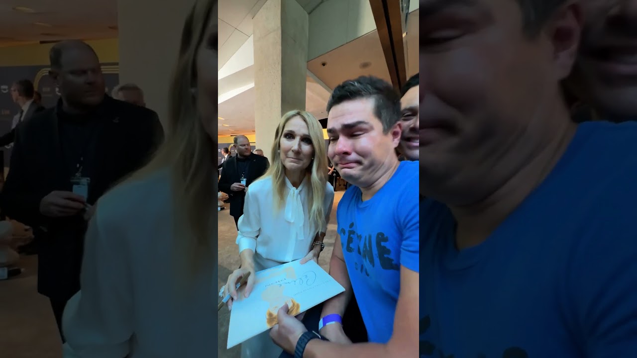 Celine Dion Fan Breaks Down In Tears While Meeting Her