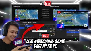 Cara LIVE STREAMING GAME dari Hp ke PC‼️Cara LIVE STREAMING di YouTube screenshot 5
