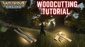 Learn Woodcutting in Wurm Online in UNDER 3 Minutes | Tutorial Ep 02